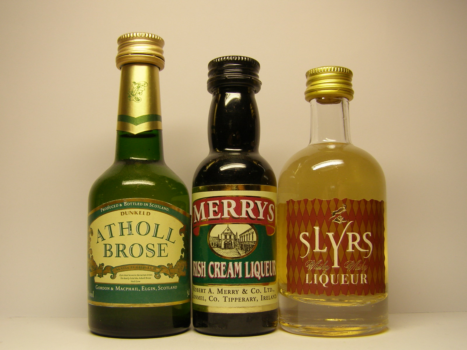 ATHOLL BROSE , MERRYS , SLYRS